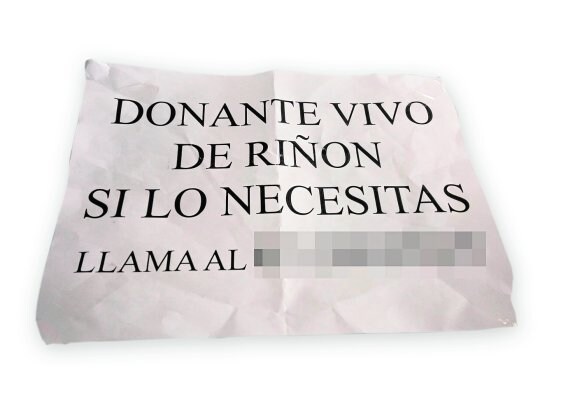 Un hombre pone en venta un riñón en Valencia para no perder su casa por una deuda