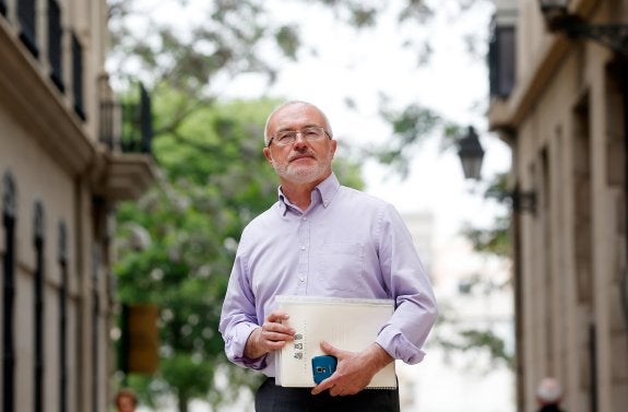 El síndic de Podemos, Antonio Montiel. :: EFE/Kai Försterling