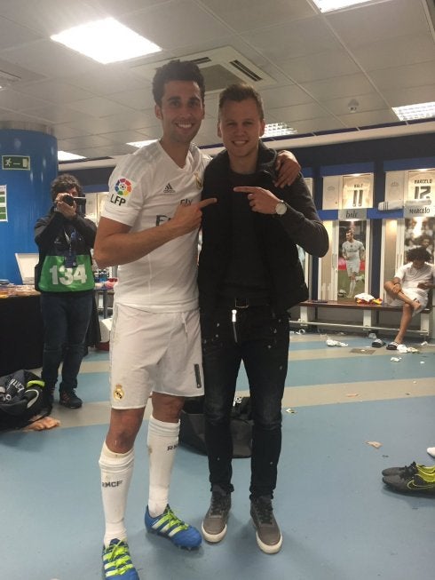 Arbeloa y Cheryshev. 