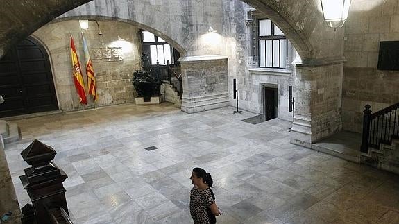 Interior del Palau de la Generalitat. 