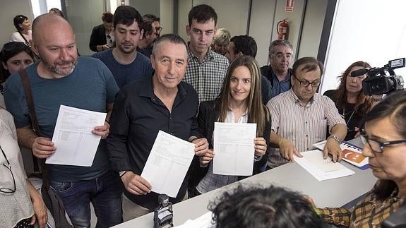 Compromís, Podemos y EU pactan exigir un grupo propio hasta llegar al Constitucional