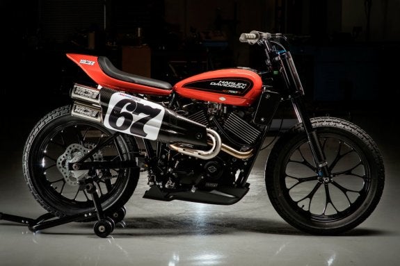 La XG750R obtiene un diseño de competición cien por cien americano.