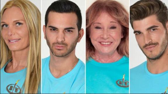 Yola, Suso, Mila y Jorge, concursantes de 'Supervivientes 2016'.