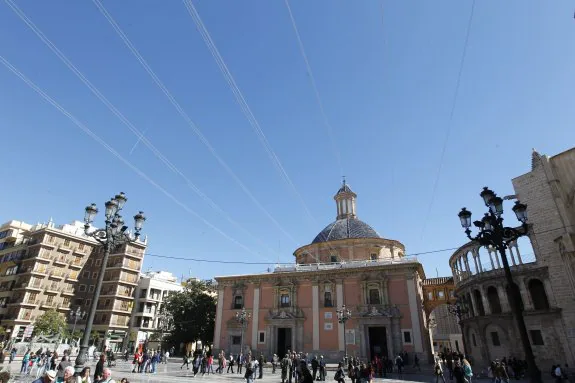 El camino propuesto en 'Les lleis del joc' termina en la plaza de la Virgen. 