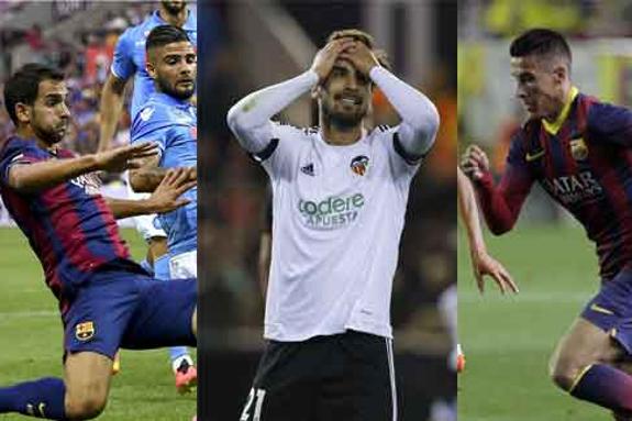 André Gomes posa junto a Nani con la Eurocopa ganada por Portugal en Francia.