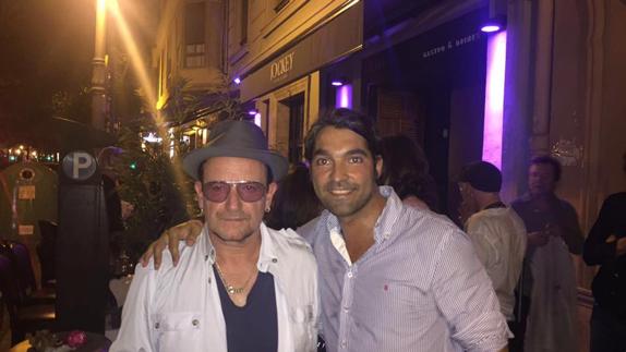 David núñez, propietario del club Jockey junto a Bono de U2.