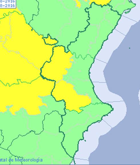 Previsión del tiempo en Valencia, Castellón y Alicante: Alerta amarilla por por altas temperaturas que pueden alcanzar los 38º