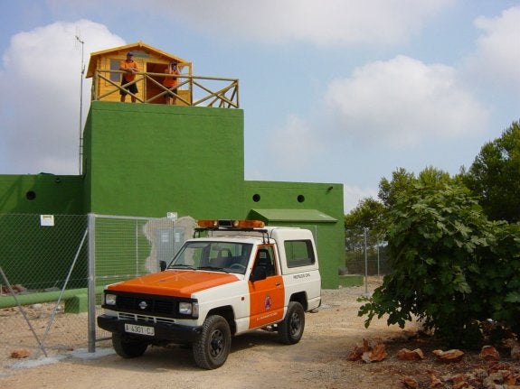 Puesto de vigilancia forestal. 