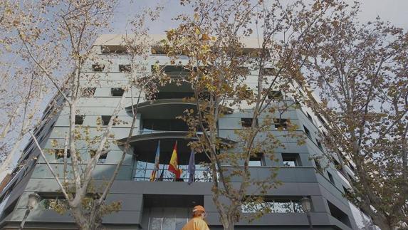 Edificio de la sede de la Conselleria de Sanidad en Valencia. 