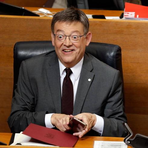 Ximo Puig, en el Debate de Política General. 