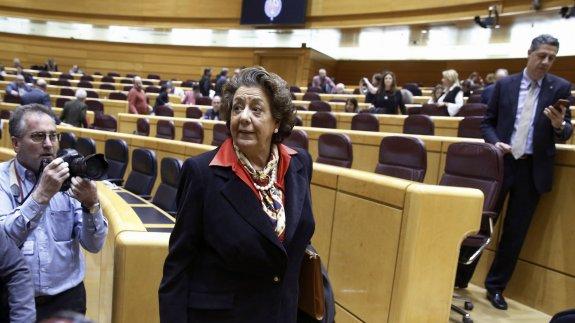 Rita Barberá, en el Senado.