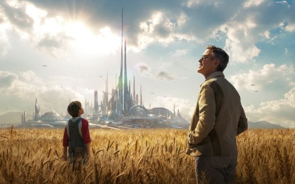 Fotograma de 'Tomorrowland', que se rodó en la Ciudad de las Artes. :: lp