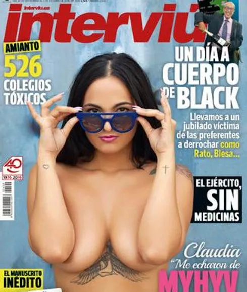 'Interviu' desnuda a Claudia, de 'Mujeres y Hombres y Viceversa'