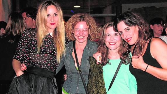 Las actrices Mireia Pérez, Mercé Tienda, Laia Sorribes y Cristina Fernández.