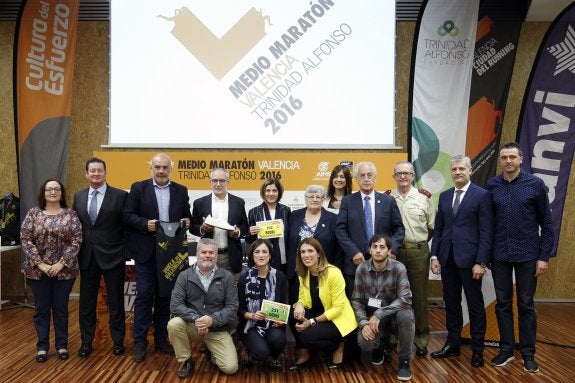 Un momento de la presentación de la prueba ayer en el edificio Lanzadera.