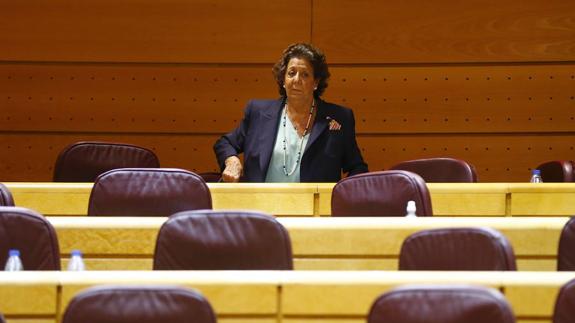 Rita Barberá en el Senado.