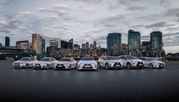 La gama de Lexus es protagonista de la promoción. 