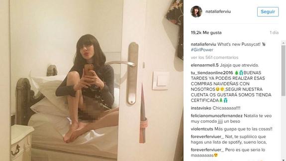 La sexy foto de Natalia Ferviú que la ha liado en Instagram