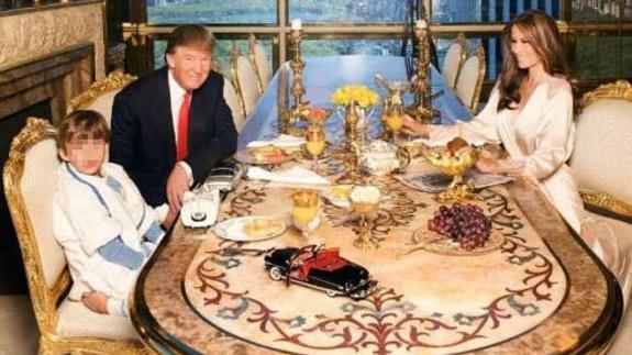 La misteriosa foto de la familia Trump que se ha convertido en viral