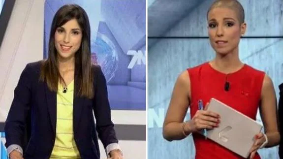 Una presentadora de 7 TV reaparece en televisión con el pelo rapado tras su cáncer de mama