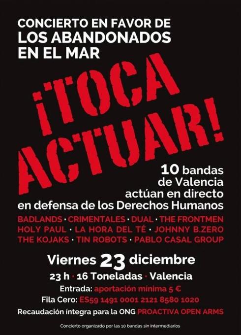 'Toca Actuar': la escena valenciana con los refugiados