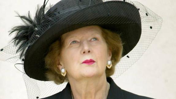 Margaret Thatcher en una imagen de archivo.