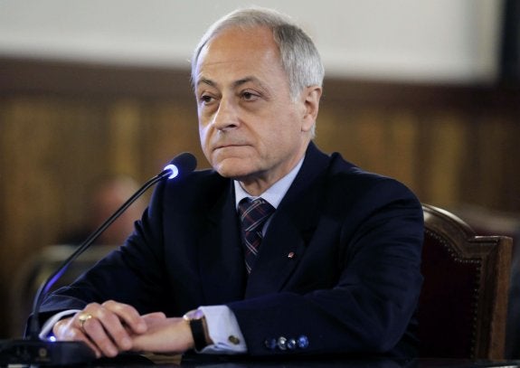 Felip, durante su declaración en el TSJ. :: efe