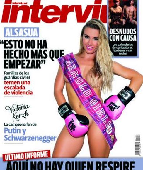 'Interviú' desnuda a la modelo rusa Victoria Korzh