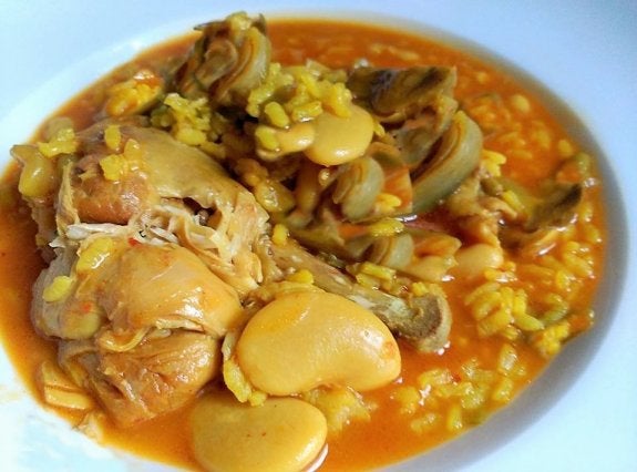 Arròs caldós amb pollastre. :: Nela García Navarro 