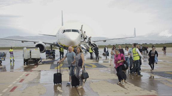 El aeropuerto de Castellón quintuplica el número de pasajeros en un año
