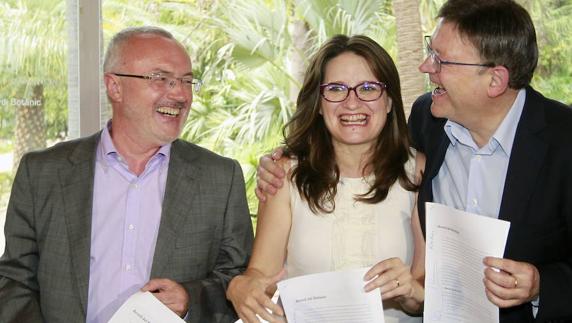 PSPV, Compromís y Podemos firmarán el miércoles la renovación del Pacto del Botánico