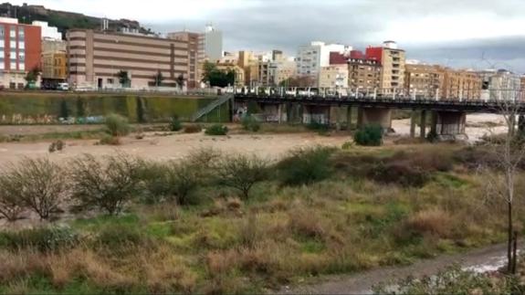Así baja el río Palancia a su paso por Sagunto