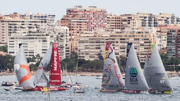 La Volvo Ocean Race empezará el 22 de octubre en Alicante. Fechas, recorrido y etapas