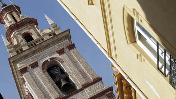 Campanario de la iglesia de San Nicolás.