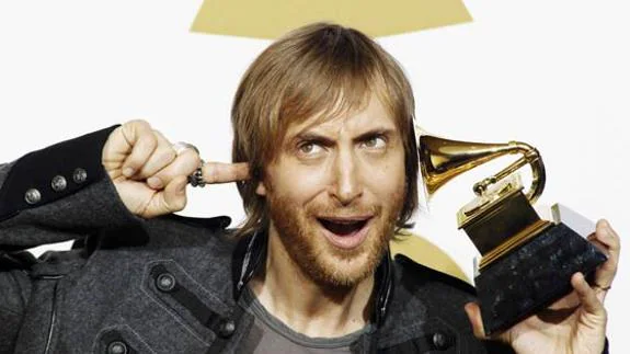 David Guetta, con un premio Grammy.