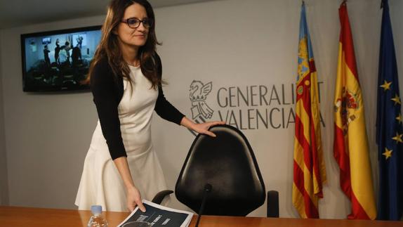 Mónica Oltra, portavoz del Consell.