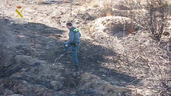 Detenido un menor por ocho incendios en dos días en Godelleta