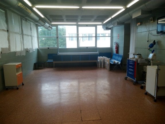 Sala de espera de la primera planta habilitada como área de Observación. :: LP