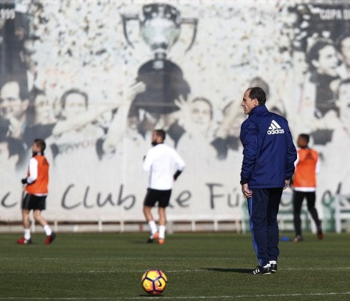 Voro, en un entrenamiento. :: juanjo monzó