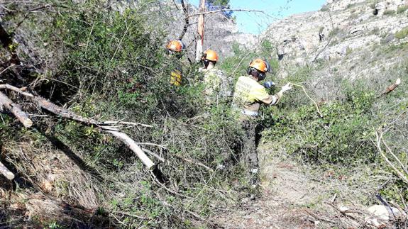 Los efectivos de Divalterra han reabierto diversas sendas en la Comunitat.