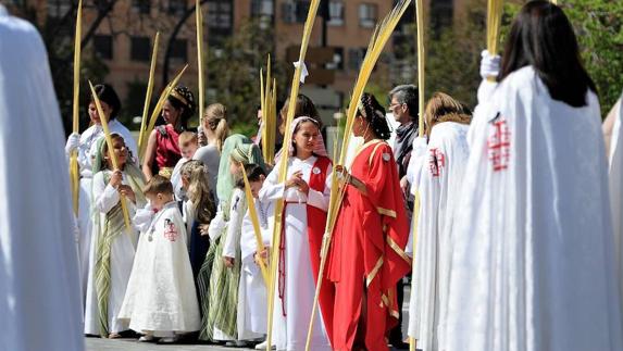 Clamor por la paz en el Domingo de Ramos