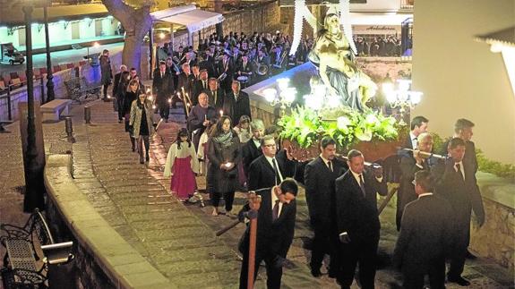 Procesión de Semana Santa en Peñíscola 2017.