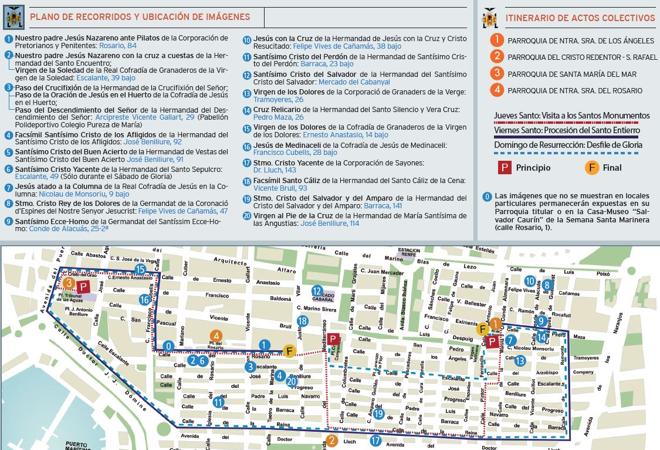 Jueves Santo en Valencia | Programa de actos, procesiones y horarios del 13 de abril la Semana Santa Marinera 2017