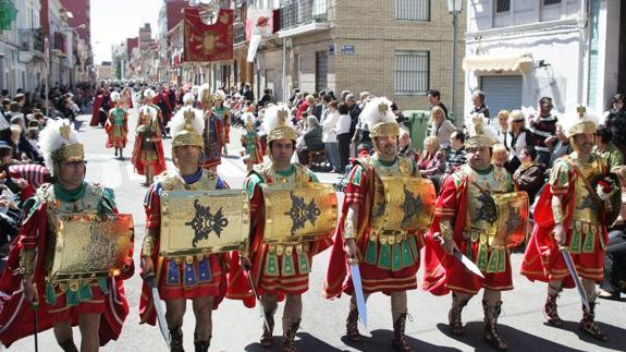 Desfile de Domingo de Resurrección en la Semana Santa Marinera de Valencia.