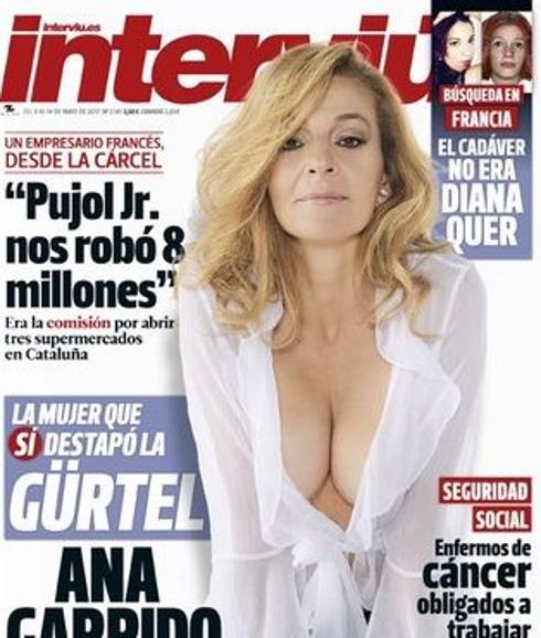 Ana Garrido, denunciante de la trama Gürtel, se desnuda en 'Interviú'