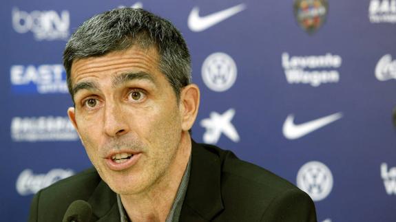 Juan Ramón López Muñiz, entrenador del Levante UD