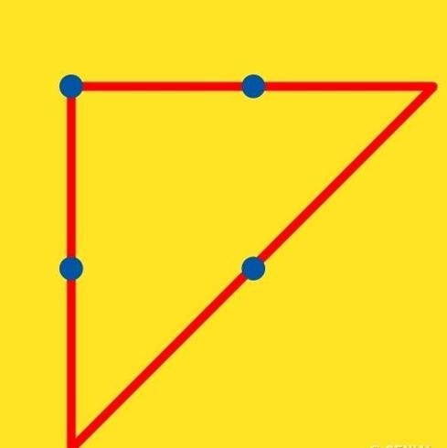 Solución | Une los cuatro puntos usando tres líneas