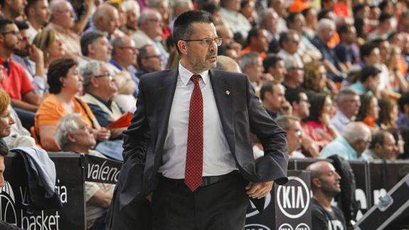 Pedro Martínez, entrenador del Valencia Basket