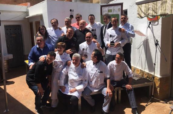 Cocineros premiados en el Concurso de Serra.