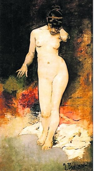 El Museo González Martí exhibe 'Desnudo de frente', de Ignacio Pinazo